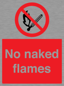 No naked flames